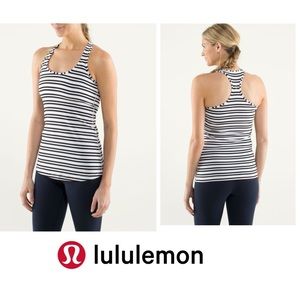 Lululemon Cool Racerback Twin Stripe tank top